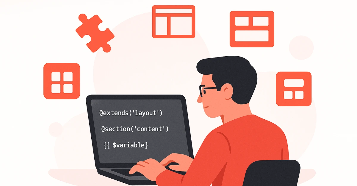 Blade Templates 101: Layouts, Components & Reusability Made Easy in 30 Minutes – cover image