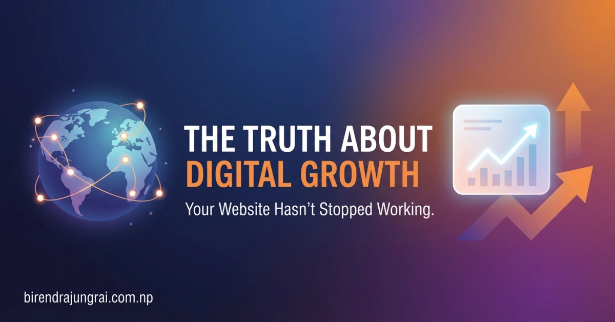Your Website Hasn’t Stopped Working - You Have: The Truth About Digital Growth – cover image
