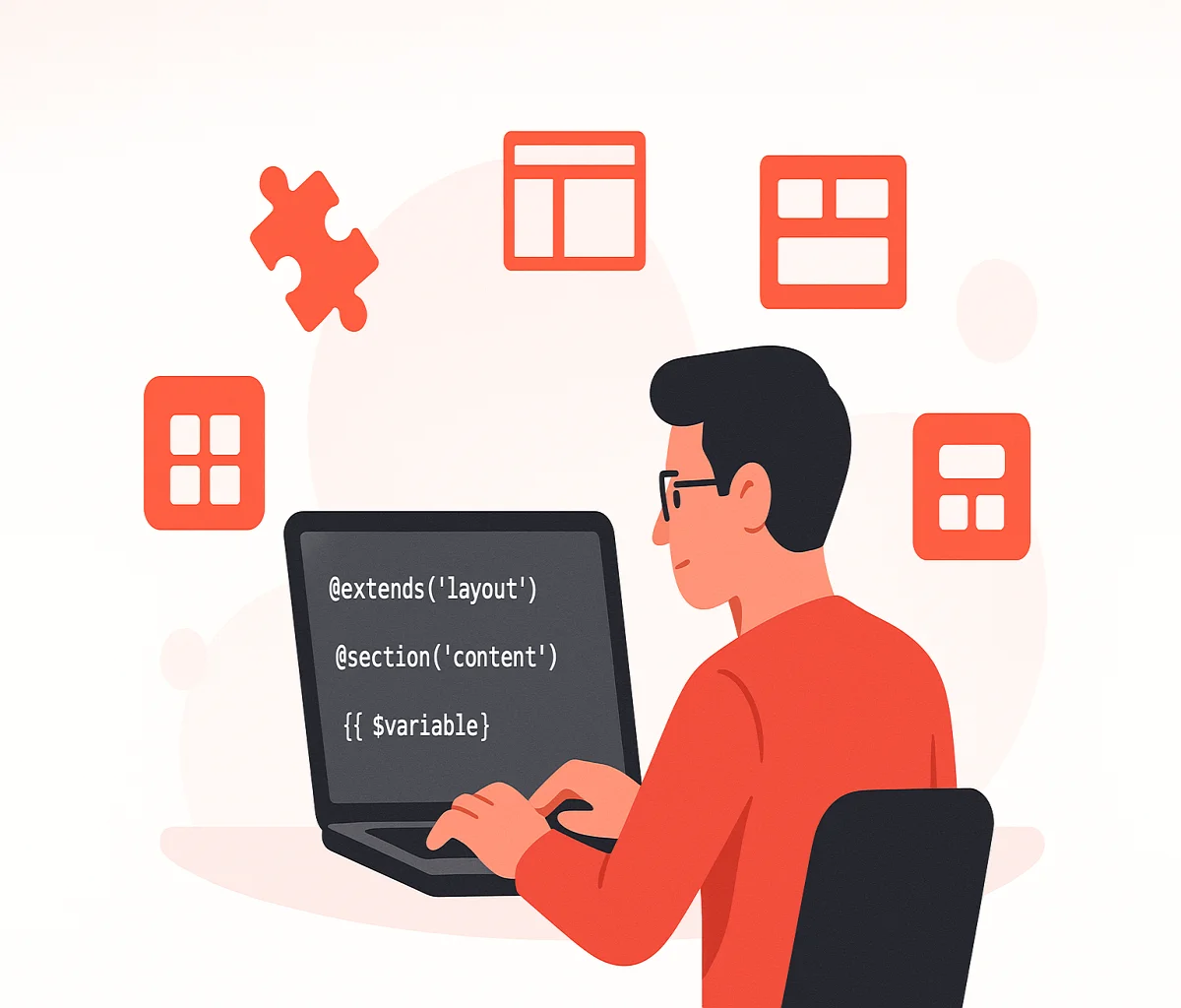 Blade Templates 101: Layouts, Components & Reusability Made Easy in 30 Minutes – cover image