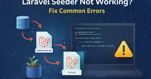 Laravel Seeder Not Working – Fix Common Errors Step by Step – Featured image