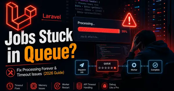 Laravel Jobs Stuck in Queue? Fix “Processing Forever” & Timeout Issues (2026 Deep Debug Guide)