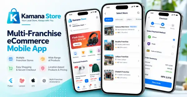 Kamana Store – Multi-Franchise eCommerce Mobile App