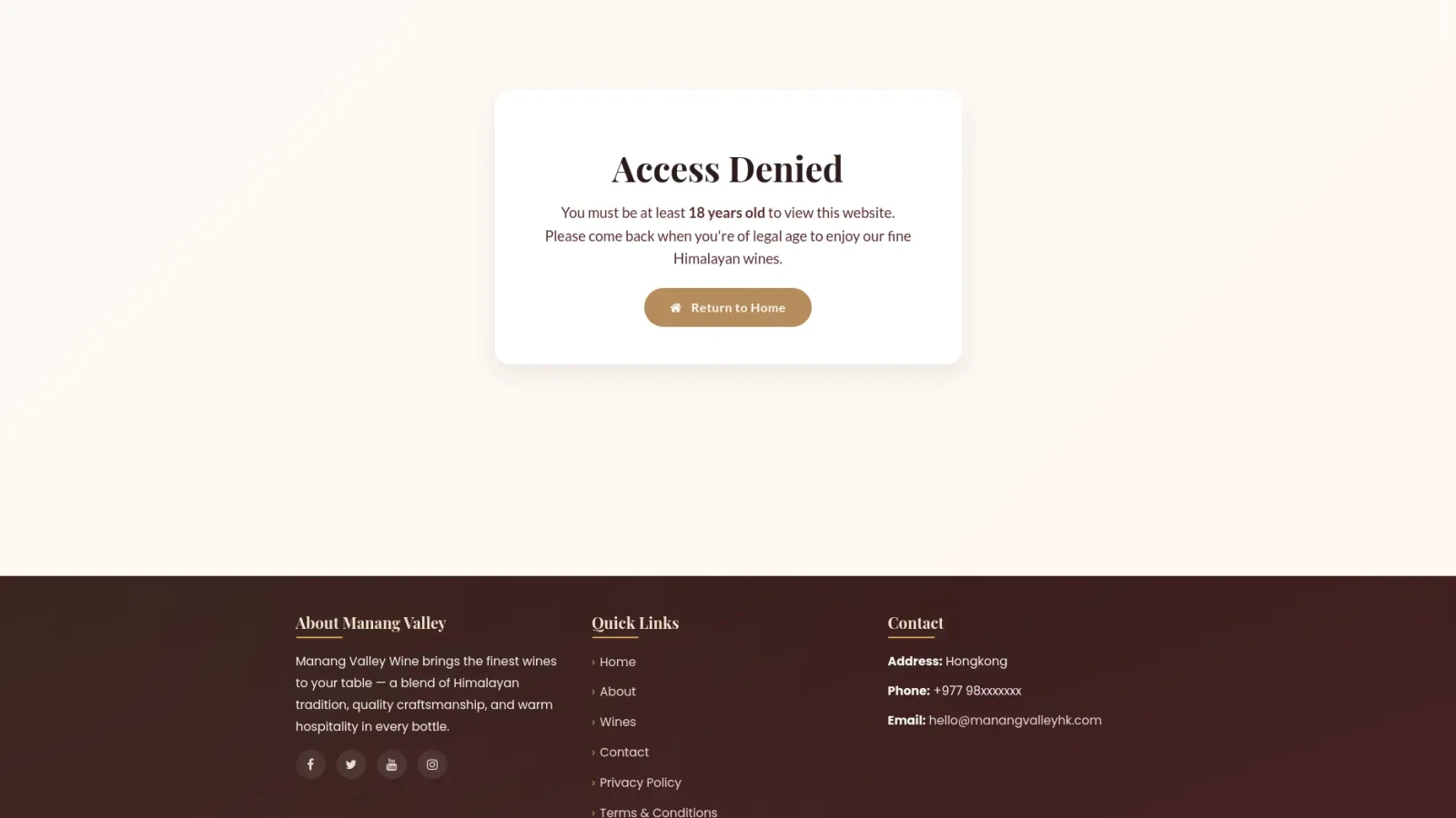 Manang Valley Wine HK | Himalayan Heritage in Every Bottle